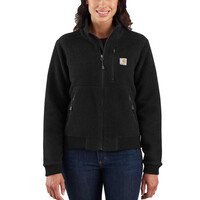 Carhartt Relaxed Fit Zwart Fleece Jas Dames