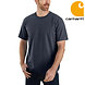 Carhartt Relaxed Fit Heavyweight Short-Sleeve Navy T-Shirt Heren Carhartt Relaxed Fit Heavyweight Short-Sleeve Navy T-Shirt Heren