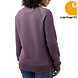 Carhartt Midweight Crewneck Blackberry Heather Sweatshirt Dames Carhartt Midweight Crewneck Blackberry Heather Sweatshirt Dames