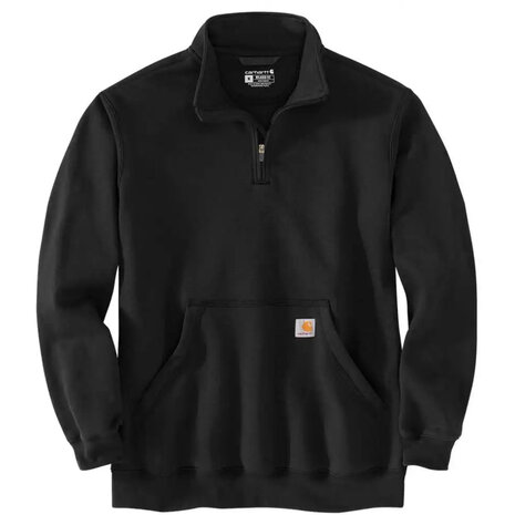 Carhartt Quarter-Zip Zwart Sweatshirt Heren Carhartt Quarter-Zip Zwart Sweatshirt Heren