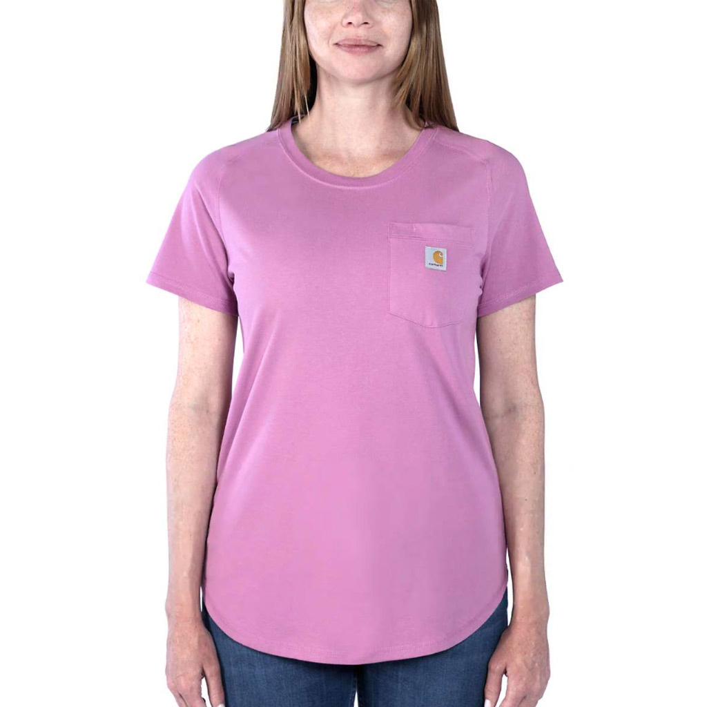 Force Midweight Short-Sleeve Thistle Pocket T-Shirt Dames