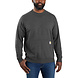 Carhartt Force Lightweight Crewneck Carbon Heather Sweatshirt Heren Carhartt Force Lightweight Crewneck Carbon Heather Sweatshirt Heren