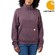 Carhartt Midweight Half Zip Blackberry Heather Sweatshirt Dames Carhartt Midweight Half Zip Blackberry Heather Sweatshirt Dames