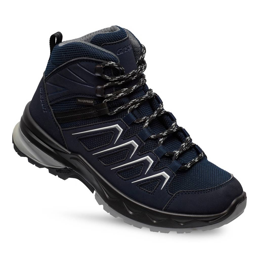 Grisport Wega Mid blauw wandelschoenen uni (14917-06)