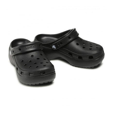Crocs Classic Platform Zwart Klompen Dames Crocs Classic Platform Zwart Klompen Dames