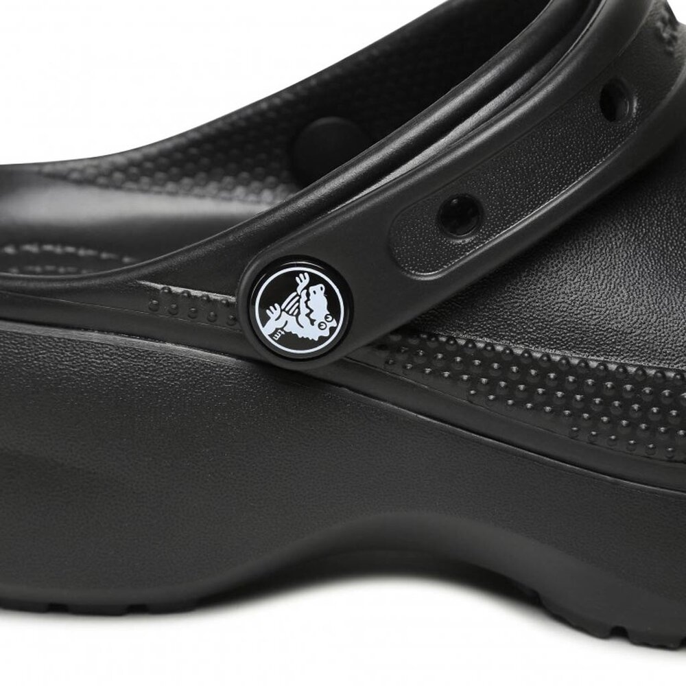 Classic Platform Zwart Klompen Dames Classic Platform Zwart Klompen Dames
