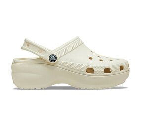 Crocs Classic Platform Bone Klompen Dames Crocs Classic Platform Bone Klompen Dames