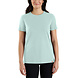 Carhartt Lightweight Short-Sleeve Crewneck Blue Surf T-Shirt Dames Carhartt Lightweight Short-Sleeve Crewneck Blue Surf T-Shirt Dames