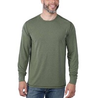 Carhartt LWD Relaxed Fit Long-Sleeve Chive Heather T-Shirt Heren