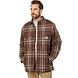 Carhartt Heavyweight Flannel Sherpa-Lined Shirt Burnt Sienna Vest Heren Carhartt Heavyweight Flannel Sherpa-Lined Shirt Burnt Sienna Vest Heren