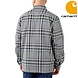 Carhartt Heavyweight Flannel Sherpa-Lined Shirt Asphalt Vest Heren Carhartt Heavyweight Flannel Sherpa-Lined Shirt Asphalt Vest Heren