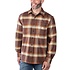 Rugged Flex Midweight Flannel Plaid Chestnut Gevoerd Overhemd Heren Rugged Flex Midweight Flannel Plaid Chestnut Gevoerd Overhemd Heren