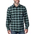 Rugged Flex Midweight Flannel Plaid Sea Pine Gevoerd Overhemd Heren Rugged Flex Midweight Flannel Plaid Sea Pine Gevoerd Overhemd Heren