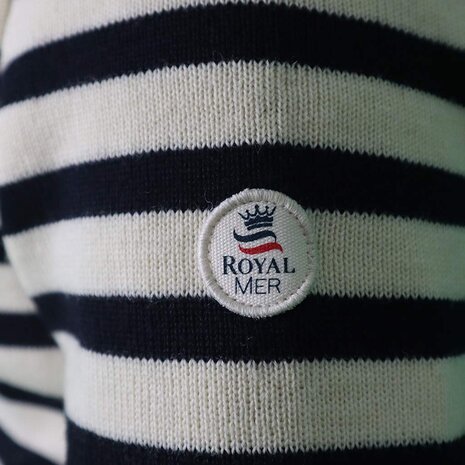 Royal Mer Azael Ecru Marine Gestreepte Matrozentrui Heren
