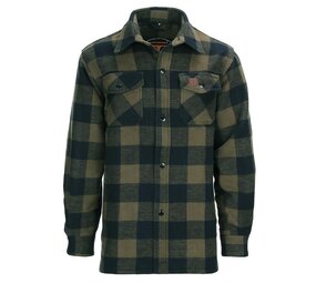 Longhorn Houthakkers Hemd Zwart Olive Lumberjack Heren Longhorn Houthakkers Hemd Zwart Olive Lumberjack Heren