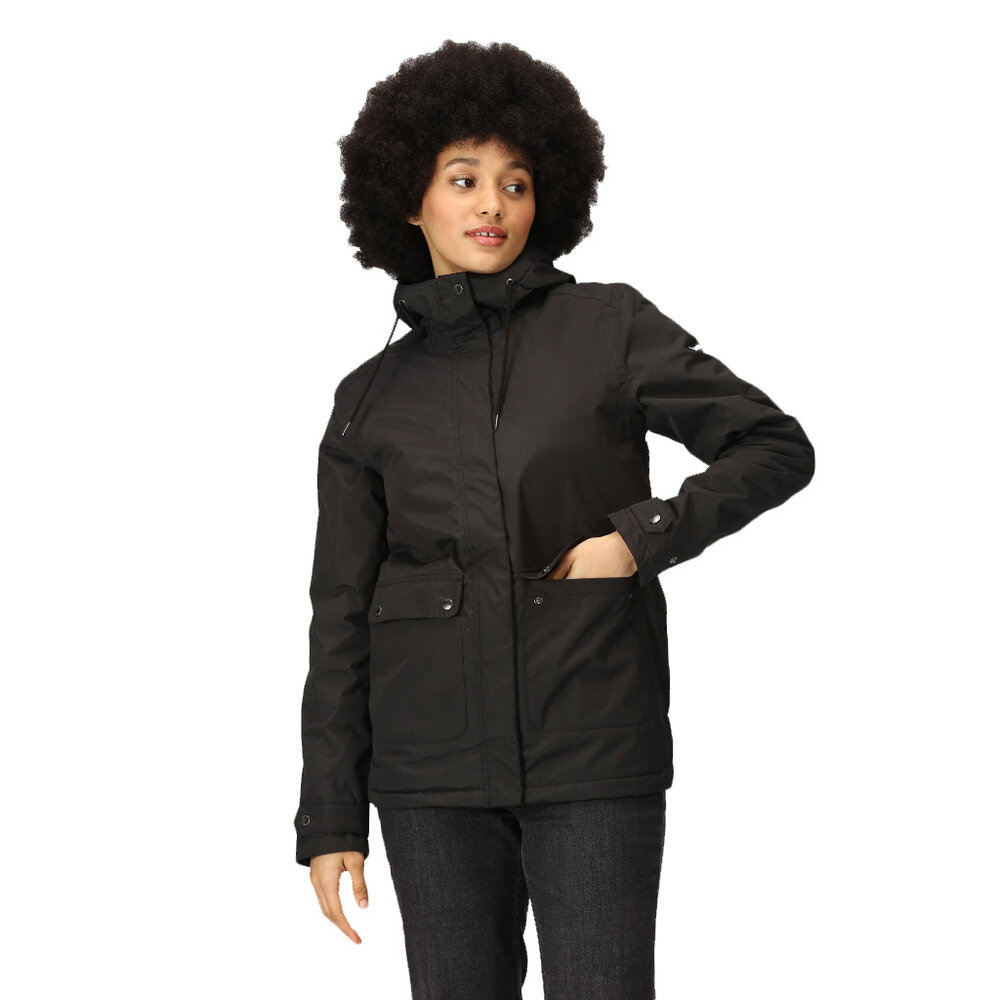 Regatta Broadia Black Winterjas Dames Regatta Broadia Black Winterjas Dames
