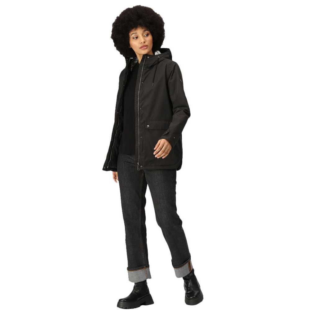 Regatta Broadia Black Winterjas Dames Regatta Broadia Black Winterjas Dames