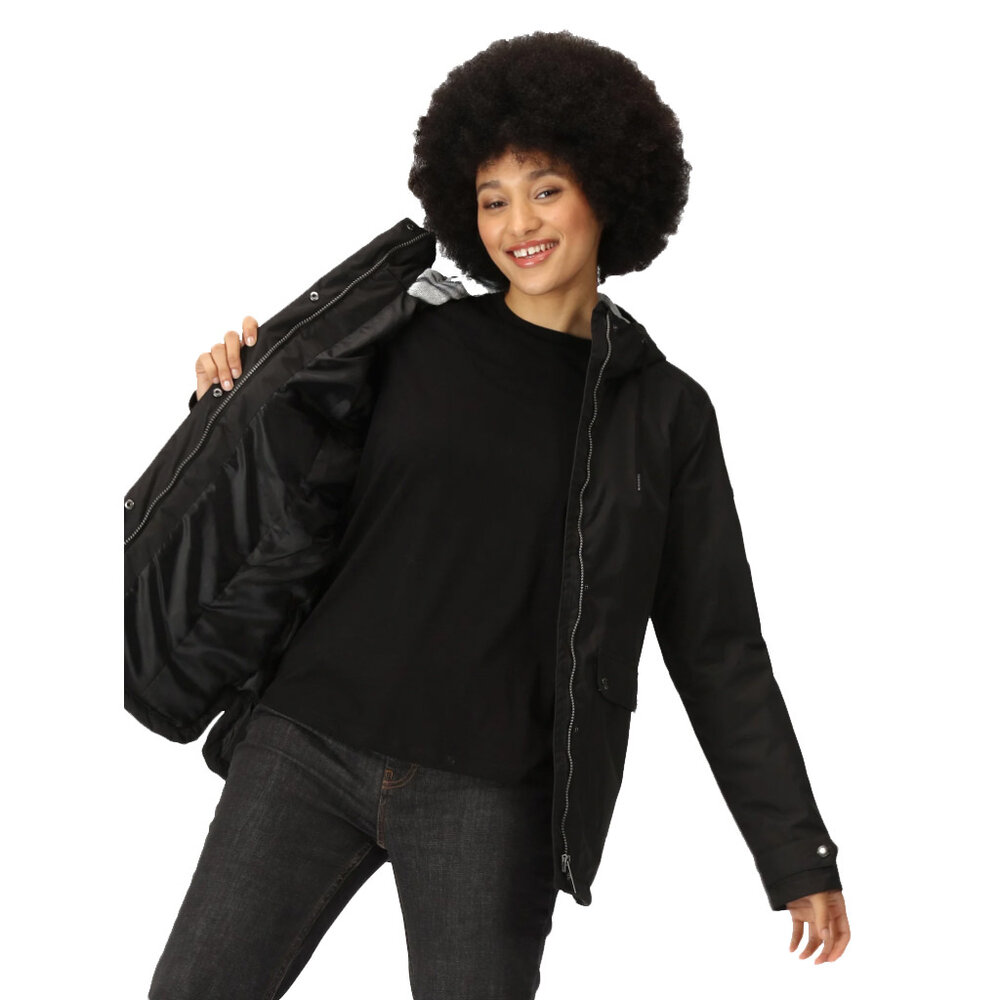 Regatta Broadia Black Winterjas Dames Regatta Broadia Black Winterjas Dames
