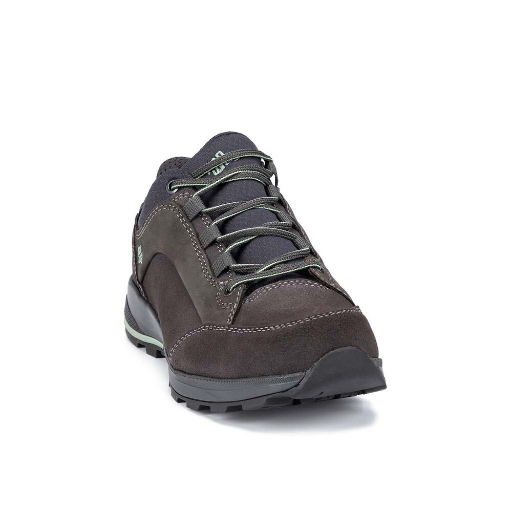 Hanwag Banks Low Bunion Lady GTX Asphalt Mint Wandelschoenen Dames Hanwag Banks Low Bunion Lady GTX Asphalt Mint Wandelschoenen Dames