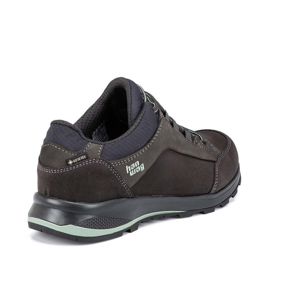 Hanwag Banks Low Bunion GTX Asphalt Mint Wandelschoenen Dames