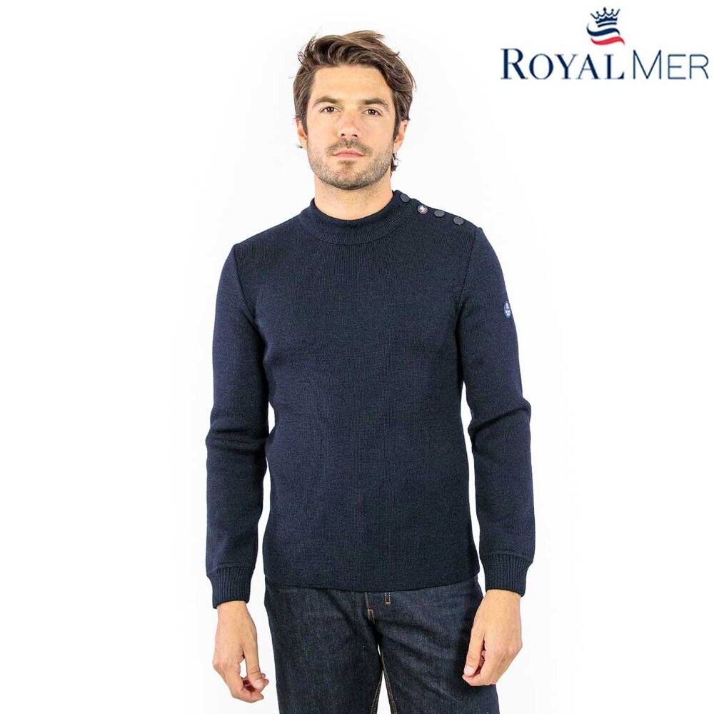 Royal Mer Adrian Marine Matrozentrui Met Ronde Hals Heren