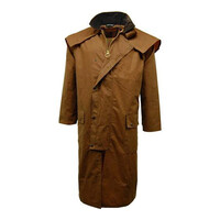 Game Stockman Long Cape Tan Waxjas Heren