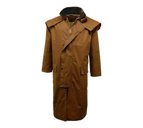 Game Stockman Long Cape Tan Waxjas Heren Game Stockman Long Cape Tan Waxjas Heren