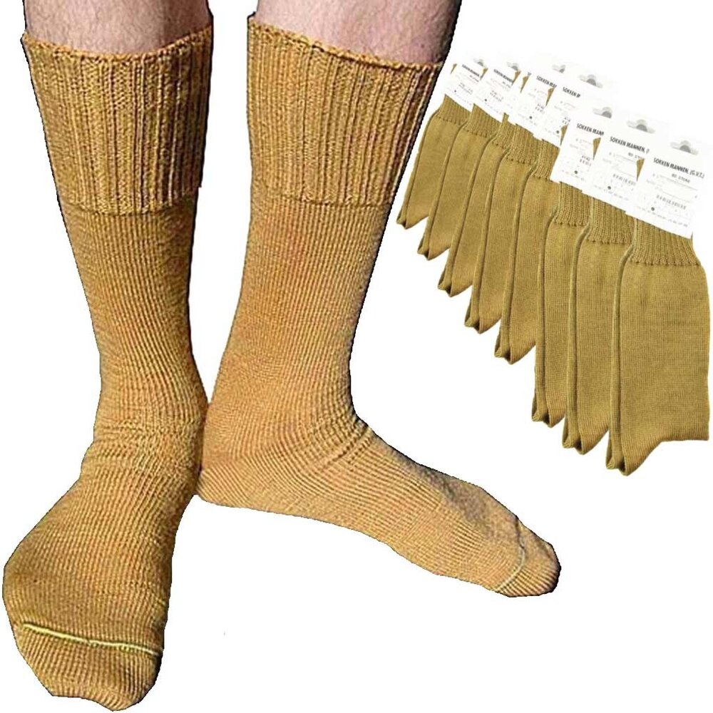 Aanbieding  8 Paar Nederlandse Legersokken Kaki