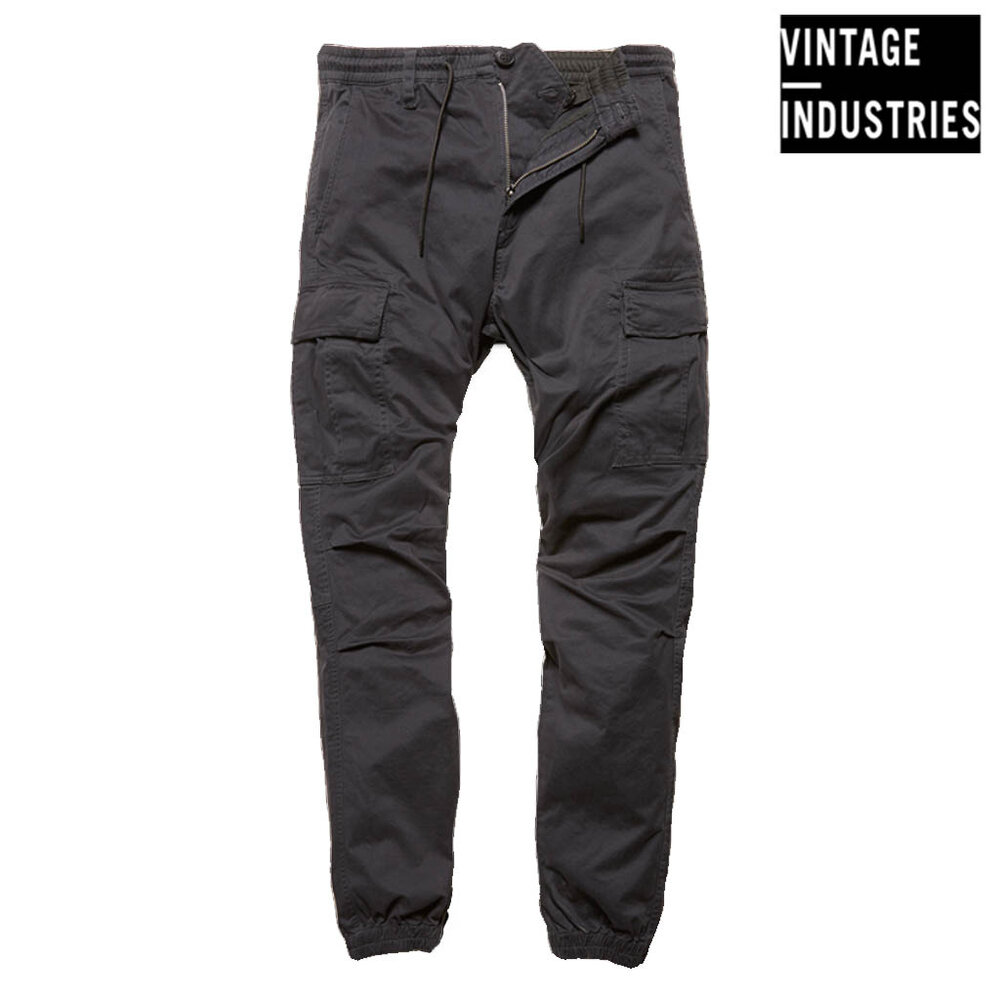 Vintage Industries Vince Jogger Steel Cargobroek Heren Vintage Industries Vince Jogger Steel Cargobroek Heren