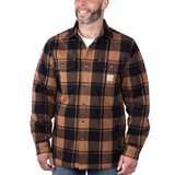 Carhartt Relaxed Fit Flannel Bruin Sherpa Jack Heren