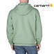 Carhartt Marquette Logo Loden Frost Heather Sweatshirt Heren Carhartt Marquette Logo Loden Frost Heather Sweatshirt Heren