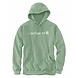 Carhartt Marquette Logo Loden Frost Heather Sweatshirt Heren Carhartt Marquette Logo Loden Frost Heather Sweatshirt Heren