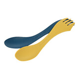 Spork Medium 2-Pack Musty Yellow/Hazy Blue