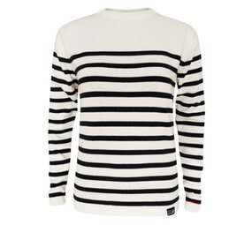 Breton Stripe Pullover Natural Navy Maritieme Trui Dames Breton Stripe Pullover Natural Navy Maritieme Trui Dames