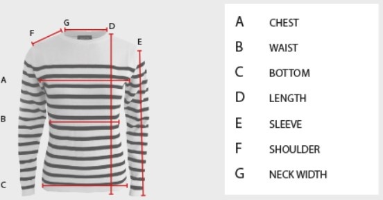 maattabel breton stripe