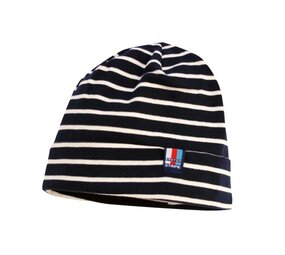Breton Stripe Classic Bonnet Navy Natural Katoenen Muts Breton Stripe Classic Bonnet Navy Natural Katoenen Muts