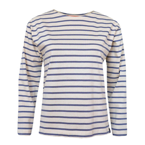 Breton Stripe Classic Natural Jeans Maritiem Shirt Dames Breton Stripe Classic Natural Jeans Maritiem Shirt Dames