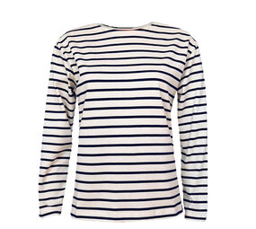 Breton Stripe Classic Natural Navy Maritiem Shirt Dames Breton Stripe Classic Natural Navy Maritiem Shirt Dames