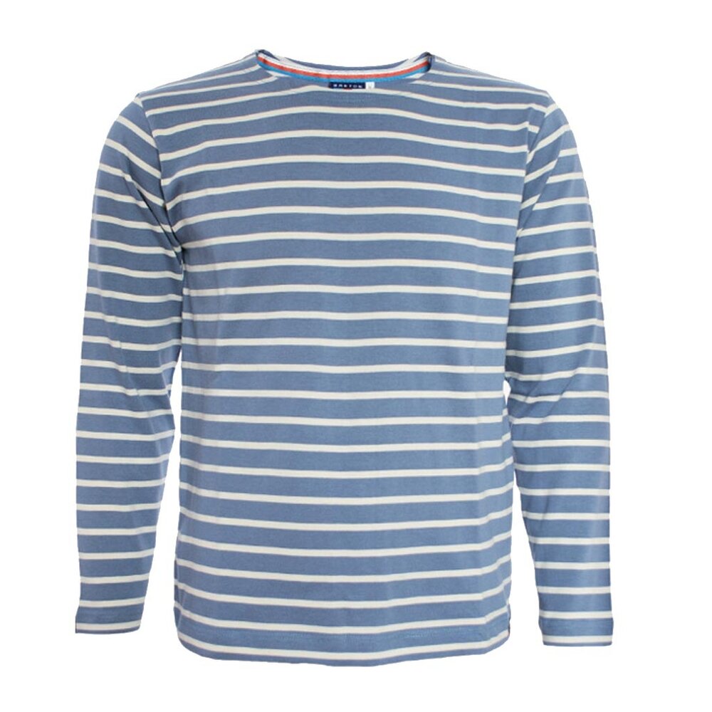 Breton Stripe Classic Jeans Natural Maritiem Shirt Heren Breton Stripe Classic Jeans Natural Maritiem Shirt Heren