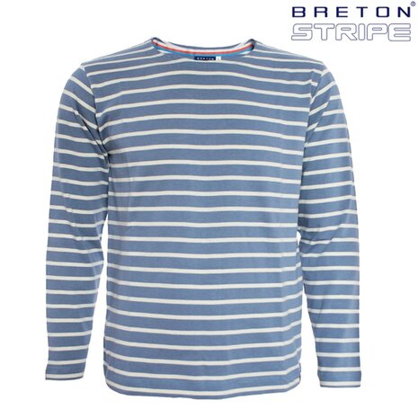 Breton Stripe Classic Jeans Natural Maritiem Shirt Heren Breton Stripe Classic Jeans Natural Maritiem Shirt Heren