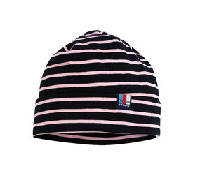 Breton Stripe Classic Bonnet Navy Pink Katoenen Muts Breton Stripe Classic Bonnet Navy Pink Katoenen Muts