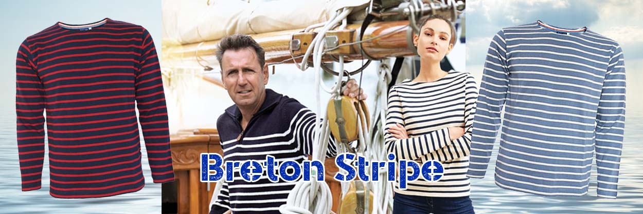 Breton Stripe, maritieme shirts en vesten Breton Stripe, maritieme shirts en vesten