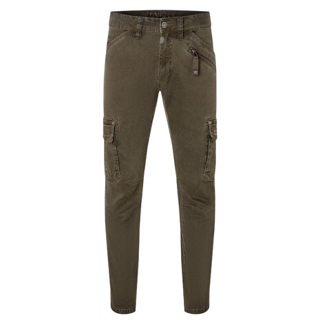 Timezone Regular RogerTZ Army Olive Cargobroek Heren Timezone Regular RogerTZ Army Olive Cargobroek Heren