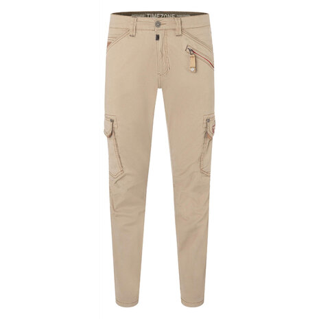 Timezone Regular RogerTZ Chino Beige Cargobroek Heren