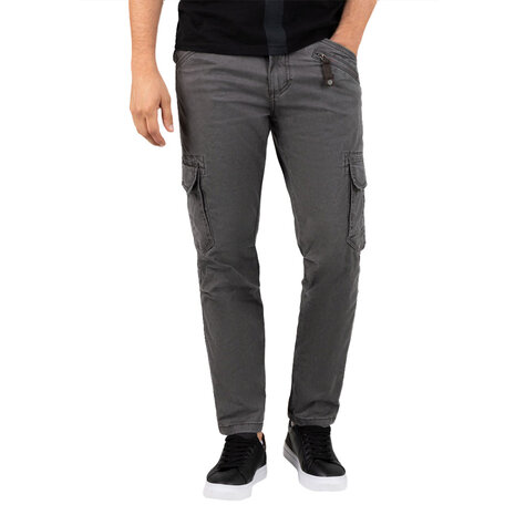 Timezone Regular BenTZ Zipper Charcoal Grey Cargobroek Heren Timezone Regular BenTZ Zipper Charcoal Grey Cargobroek Heren