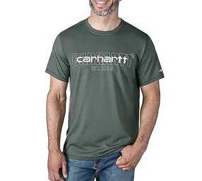 Carhartt Force Relaxed Fit Graphic Carbon Heather T-Shirt Heren Carhartt Force Relaxed Fit Graphic Carbon Heather T-Shirt Heren
