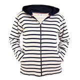 Breton Stripe Classic Natural Navy Maritieme Hoody Breton Stripe Classic Natural Navy Maritieme Hoody