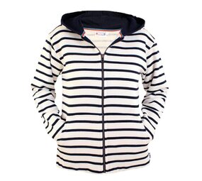 Breton Stripe Classic Natural Navy Maritieme Hoody Breton Stripe Classic Natural Navy Maritieme Hoody