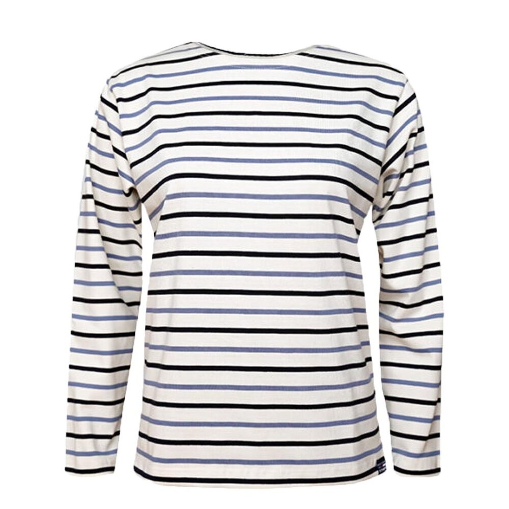 Breton Stripe Classic Multi Navy Jeans Maritiem Shirt Dames Breton Stripe Classic Multi Navy Jeans Maritiem Shirt Dames