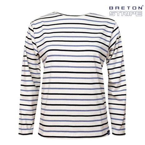 Breton Stripe Classic Multi Navy Jeans Maritiem Shirt Dames Breton Stripe Classic Multi Navy Jeans Maritiem Shirt Dames